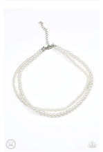 Load image into Gallery viewer, Ladies Choice White Choker Necklace - Demetra's Bling Boutique
