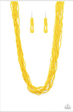 Load image into Gallery viewer, Congo Colada Yellow Necklace - Demetra's Bling Boutique

