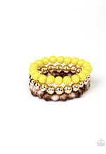 Load image into Gallery viewer, Courageously Couture - Yellow Bracelet - Demetra's Bling Boutique
