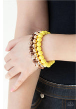 Load image into Gallery viewer, Courageously Couture - Yellow Bracelet - Demetra's Bling Boutique
