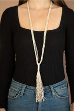 Load image into Gallery viewer, Hand - Knotted Knockout White Necklace - Demetra's Bling Boutique
