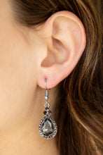 Load image into Gallery viewer, Self-Made Millionaire - Silver Earrings - Demetra's Bling Boutique
