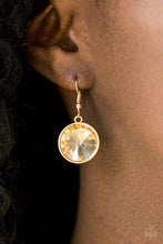 Load image into Gallery viewer, She Sparkles On - Gold Pendant Necklace - Demetra's Bling Boutique
