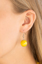 Load image into Gallery viewer, Tahiti Tropic - Yellow Wooden Necklace - Demetra&#39;s Bling Boutique
