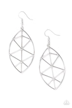 Load image into Gallery viewer, Unbreakable - Silver Geometric Pattern Earrings - Demetra's Bling Boutique
