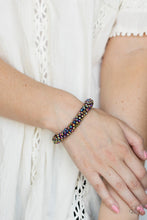 Load image into Gallery viewer, Wake Up and Sparkle - Multi
Oil Spill Beaded Bracelet - Demetra's Bling Boutique
