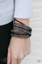 Load image into Gallery viewer, Do The Hustle - Black Suede Bracelet - Demetra's Bling Boutique
