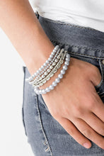 Load image into Gallery viewer, Metro Mix Up - Silver Bracelet - Demetra's Bling Boutique
