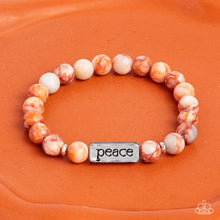 Load image into Gallery viewer, Serene Season - Orange Bracelet - Demetra's Bling Boutique
