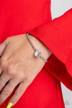 Load image into Gallery viewer, Paparazzi 2 Piece Set Flirty Fiancé - White Necklace &amp; Bedazzled Beauty White Bracelet

